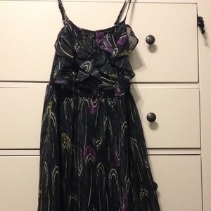Cute peacock pattern dress