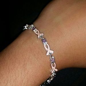Breast cancer bracelet