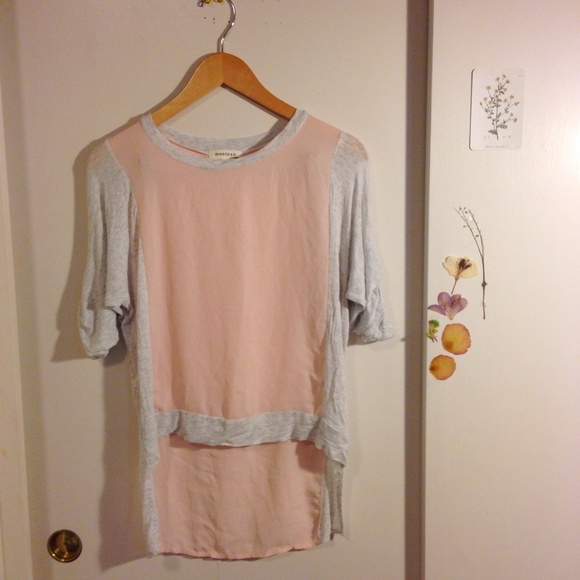 Baby Pink Chiffon Top