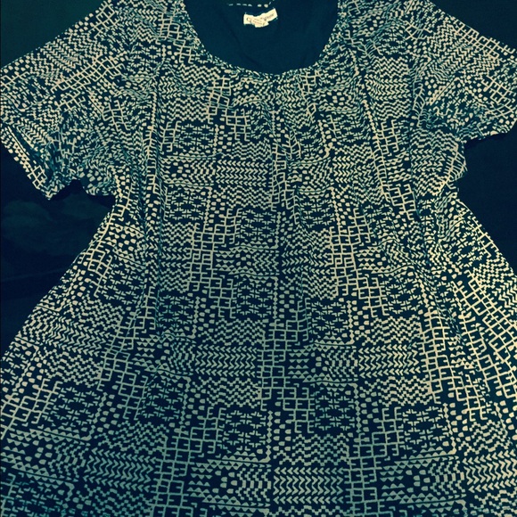 Croft&Barrow Black/white top