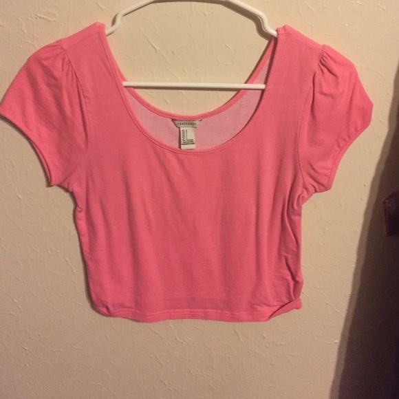 Pink crop top