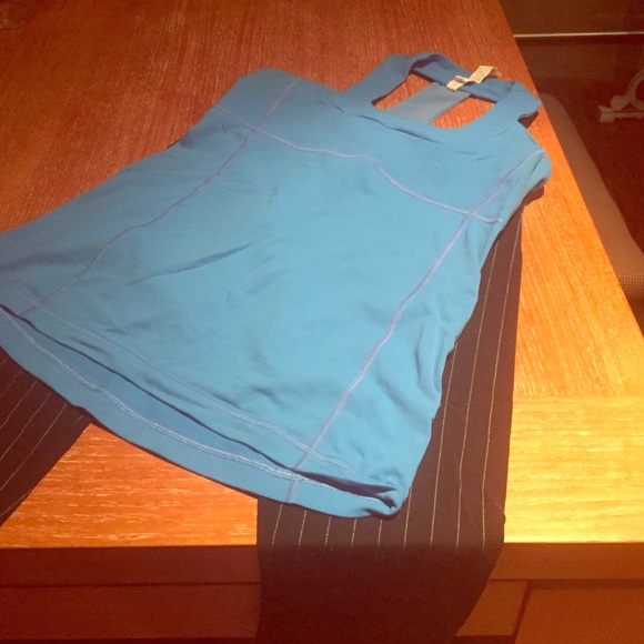 New Lululemon halter light blue