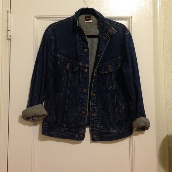 SOLD IN BUNDLE. Vintage denim oversized jacket