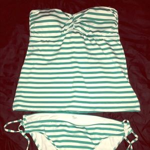 Brand new Large stripe bathing suit