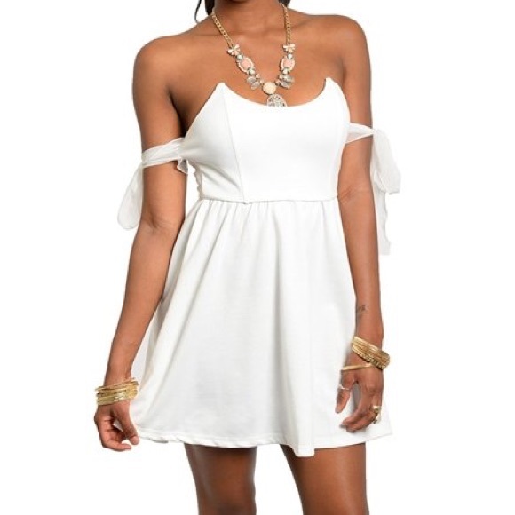Silk White Dress
