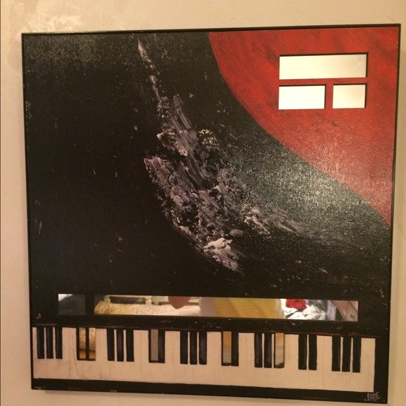 abstract mirror painting