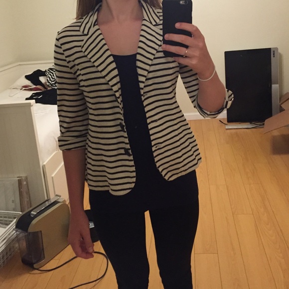 Striped blazer - Picture 1 of 3