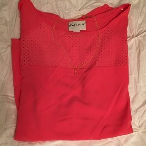 Laser Cut Crepe Top