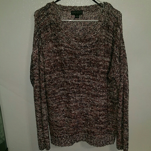 Multi color knit sweater