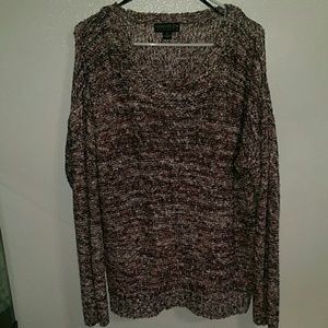 Multi color knit sweater