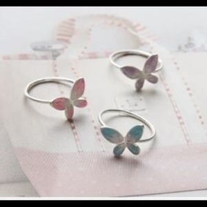 Butterfly ring (pink)