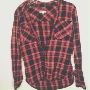 Women's Red Vans Flannel