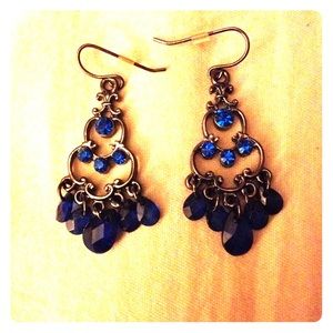 Blue earrings