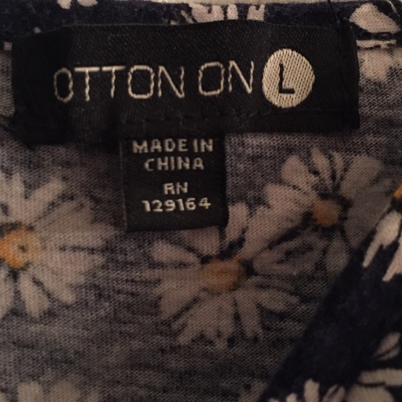 Cotton On blue sunflower dress - Picture 3 of 3