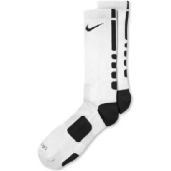 White Nike Elites
