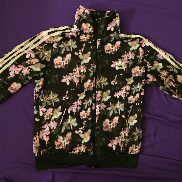 Floral Adidas Jacket