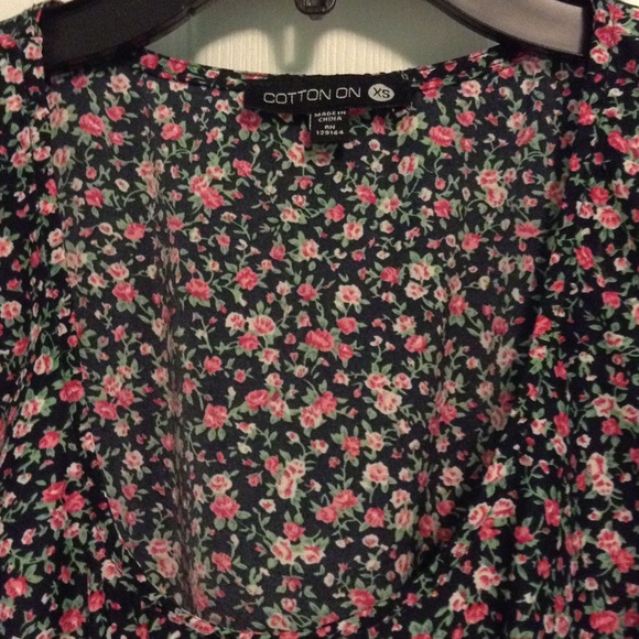 Cotton on floral dress XS - Picture 2 of 3