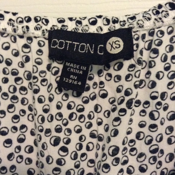 Cotton On black and white patterned dress XS - Picture 2 of 4