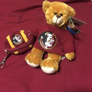Teddy bear and small coin holder