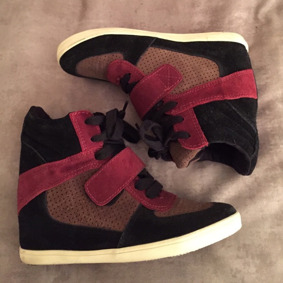 Kenji Color-block Wedge Sneakers