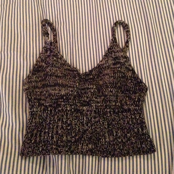 pins & needles knit crop top