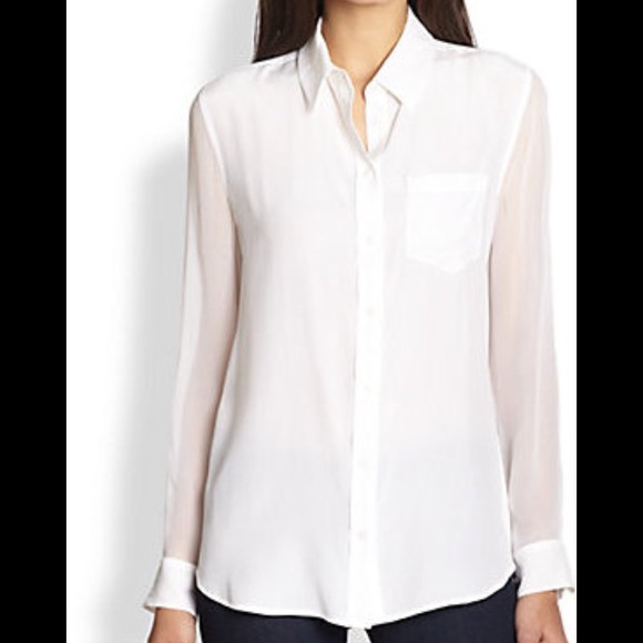 Equipment Femme Sheer Blouse - Picture 4 of 4