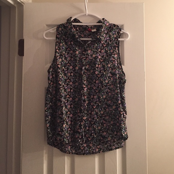 H&M floral print tank top