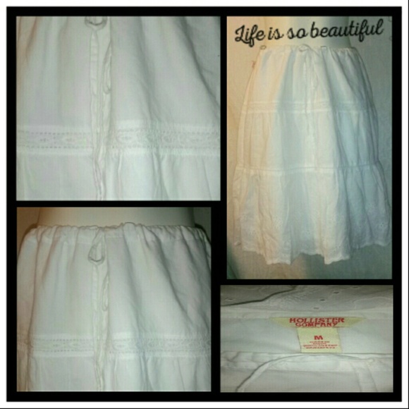 Hollister Company Dresses & Skirts - 🌟Sale Hollister White Skirt