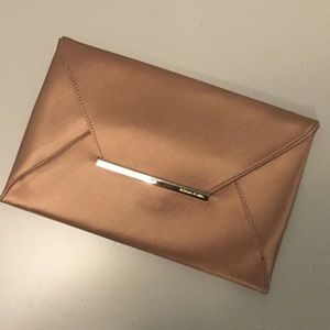 BCBG MaxAzria Harlow Envelope Clutch in nude