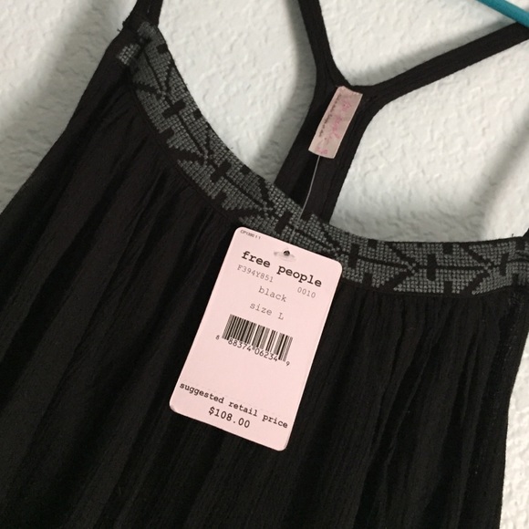 •OFFERS WELCOME• FP Black & Teal High Low Dress