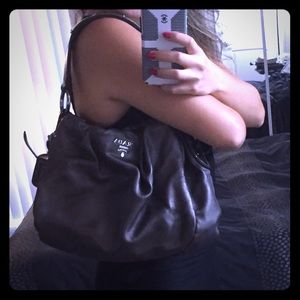 Authentic Prada purse in Grafite