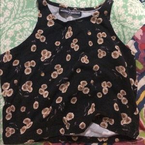 Brandy halter crop top