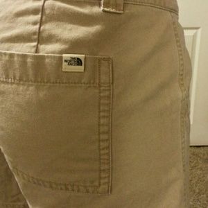 North Face Khaki Shorts size 8 Perfect Condition!