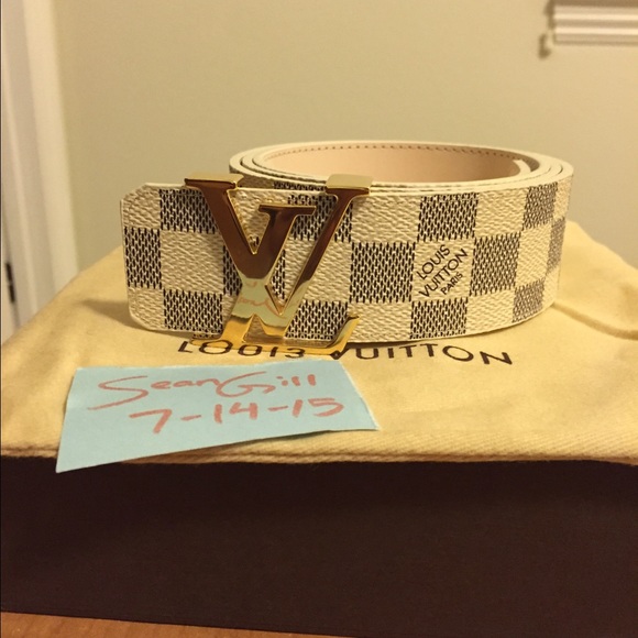 Louis Vuitton Damier Azure Belt