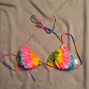 Billabong tie dye bikini top