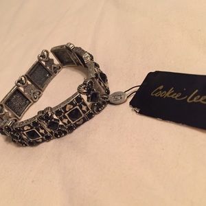 Cookie Lee Bracelet with black stones