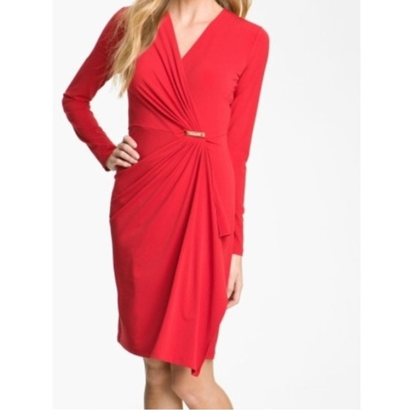 Michael Kors Red Jersey Dress NWOT Plus Size 3X