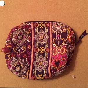 Vera Bradley large makeup bag