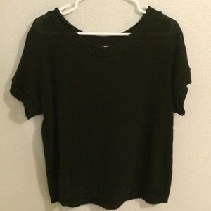 Comfy knit black top