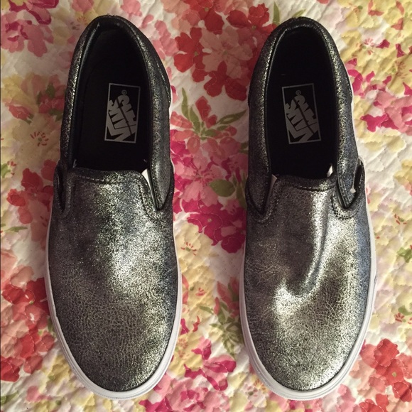 Vans Shoes - Vans Metallic Slip Ons