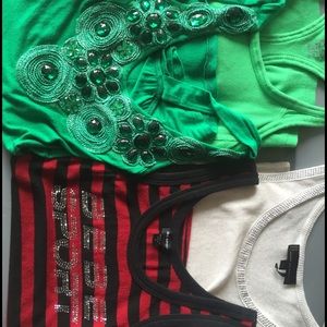 Tanks bundle xs Bebe sport body central etc..