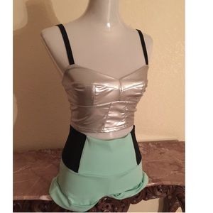 Menthe high waist shorts