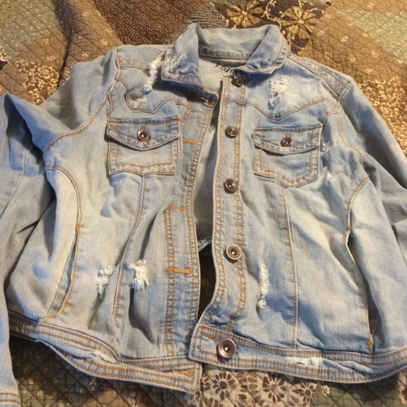 Light blue jean jacket