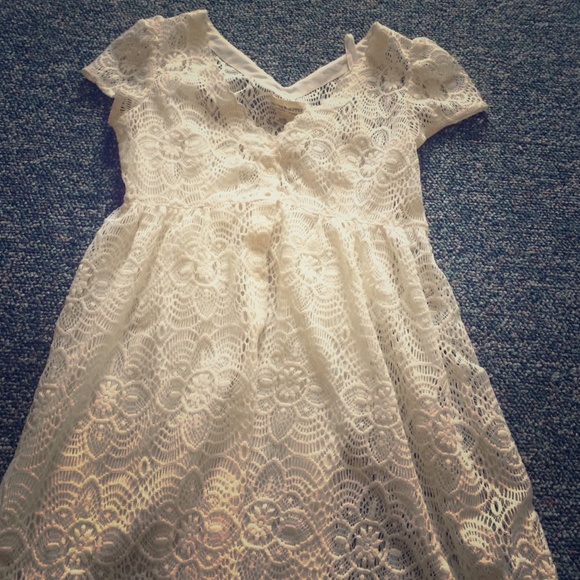 Lace denim and supply summer dress