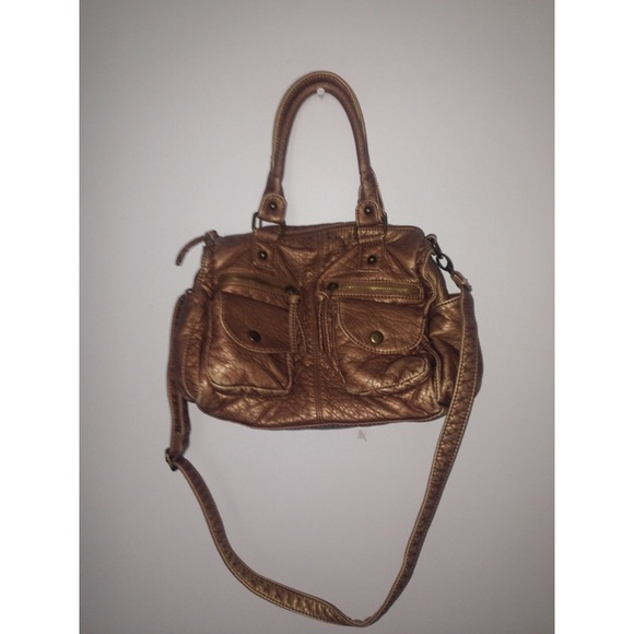 Small light brown messenger bag