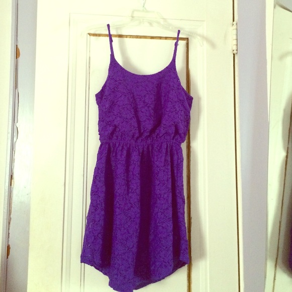 Purple Lace Dress
