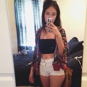 Forever 21 loose cardigan with patterns