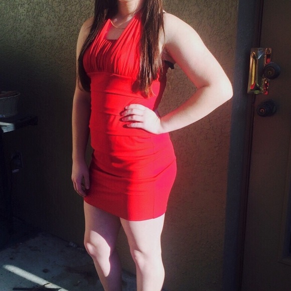 Red dress