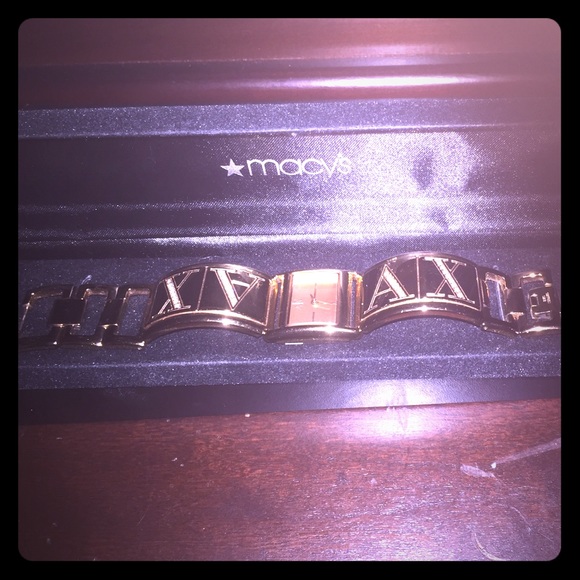 Armani rose gold watch