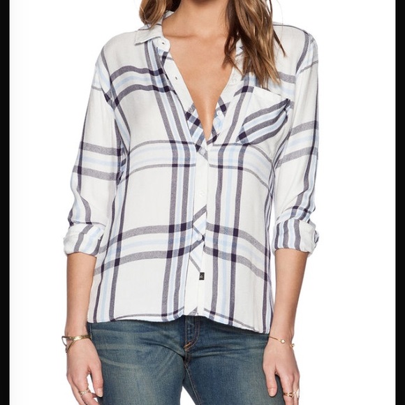 Rails plaid button down